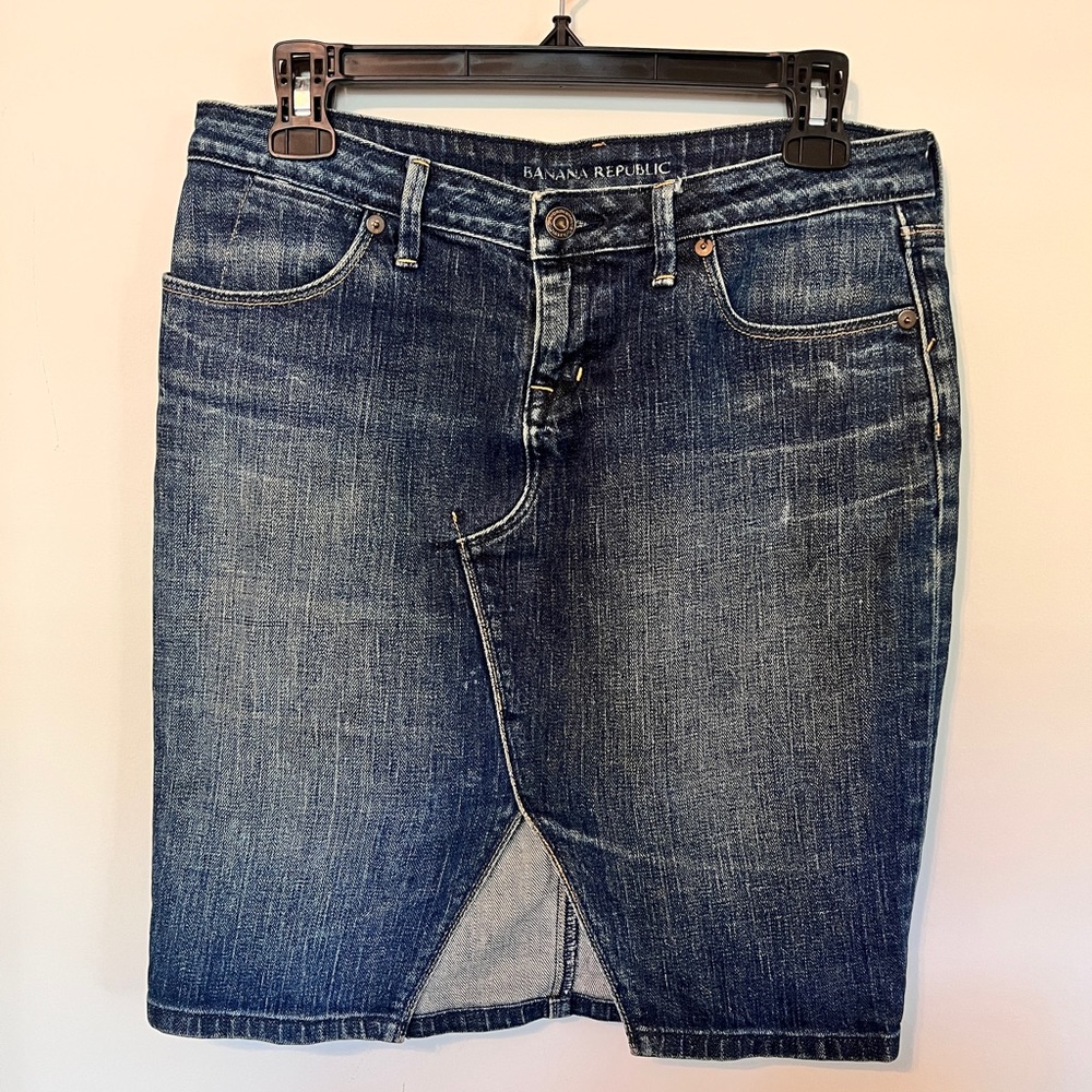 Banana Republic Denim Mini Skirt